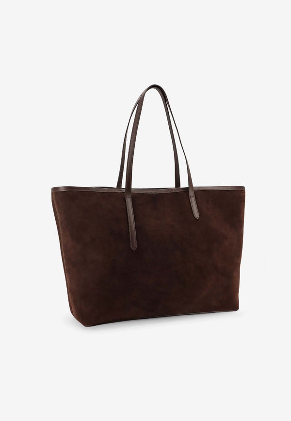 ATP Atelier Eraclea Suede Tote Bag Brown 1231011057_WALNUT_30009401