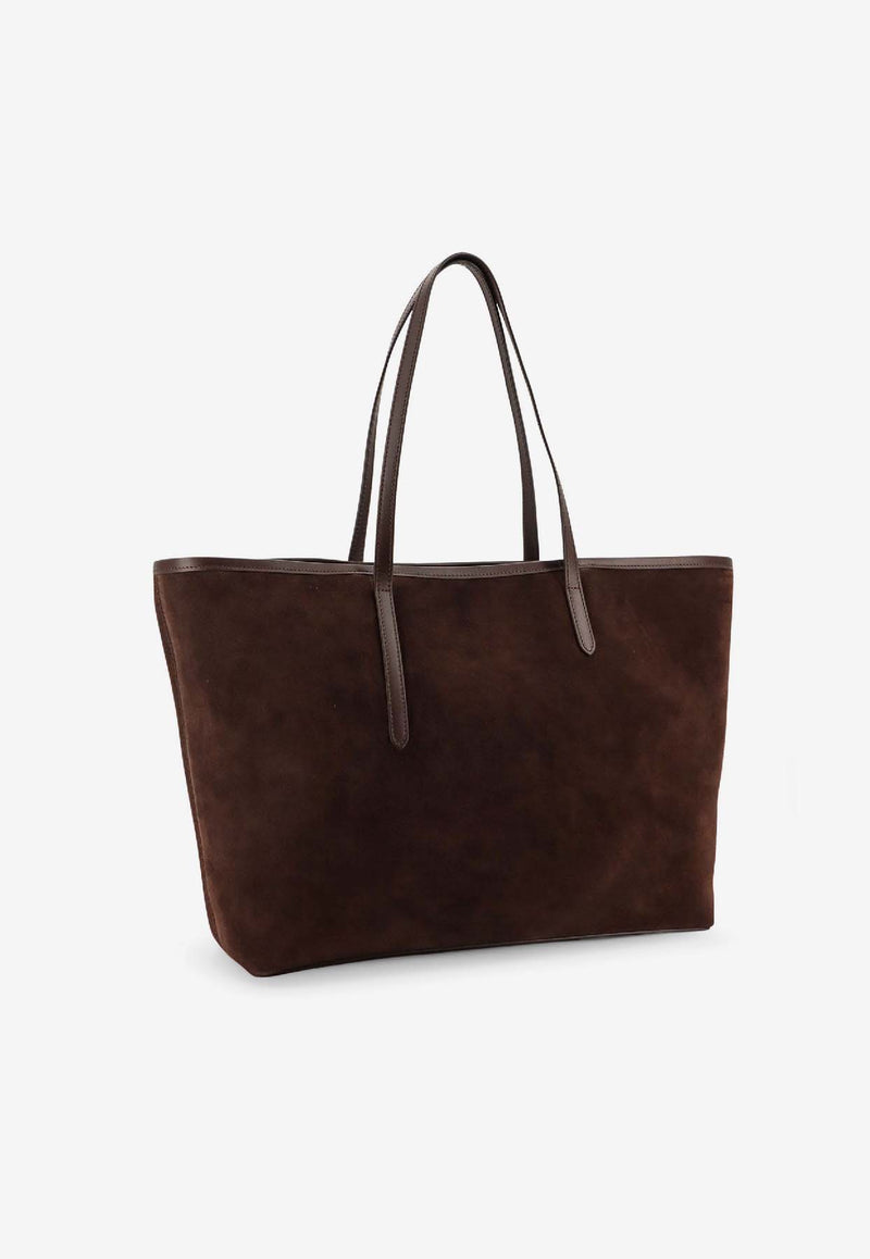 ATP Atelier Eraclea Suede Tote Bag Brown 1231011057_WALNUT_30009401