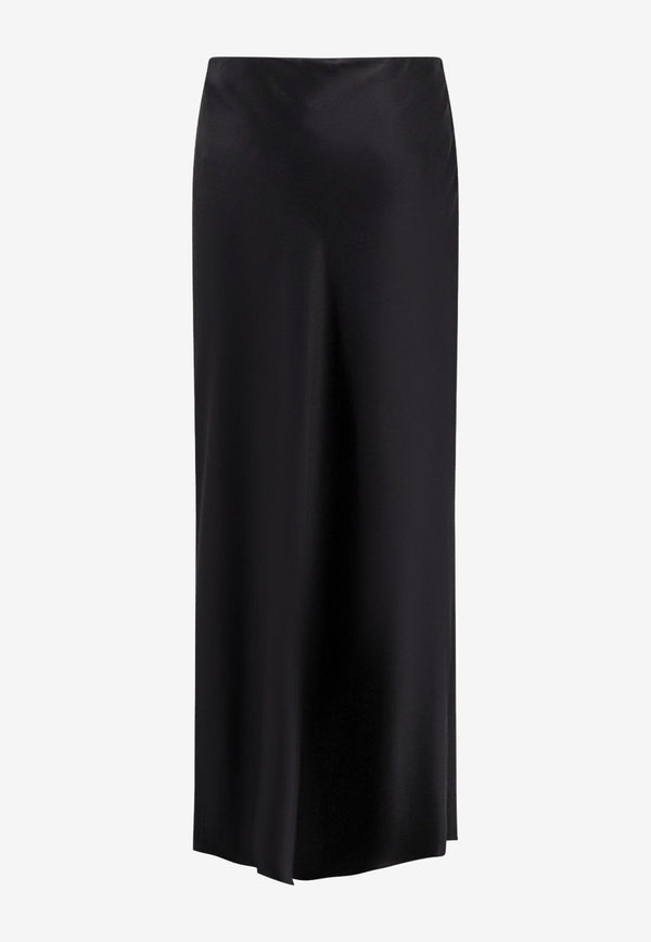 Tom Ford Silk Midi Skirt Black GC5829FAX1664LB999_Black_30005328