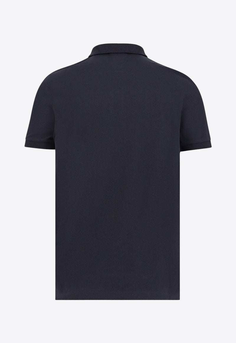 Stone Island Logo Patch Polo T-shirt Navy K2S152200005S0017V0020_Blue_29841460