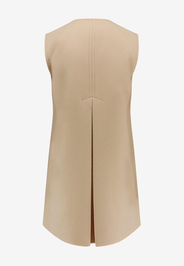Valentino Wool and Cashmere Mini Dress Beige 7B3CF7T06JAET5_BETULLA_29842320