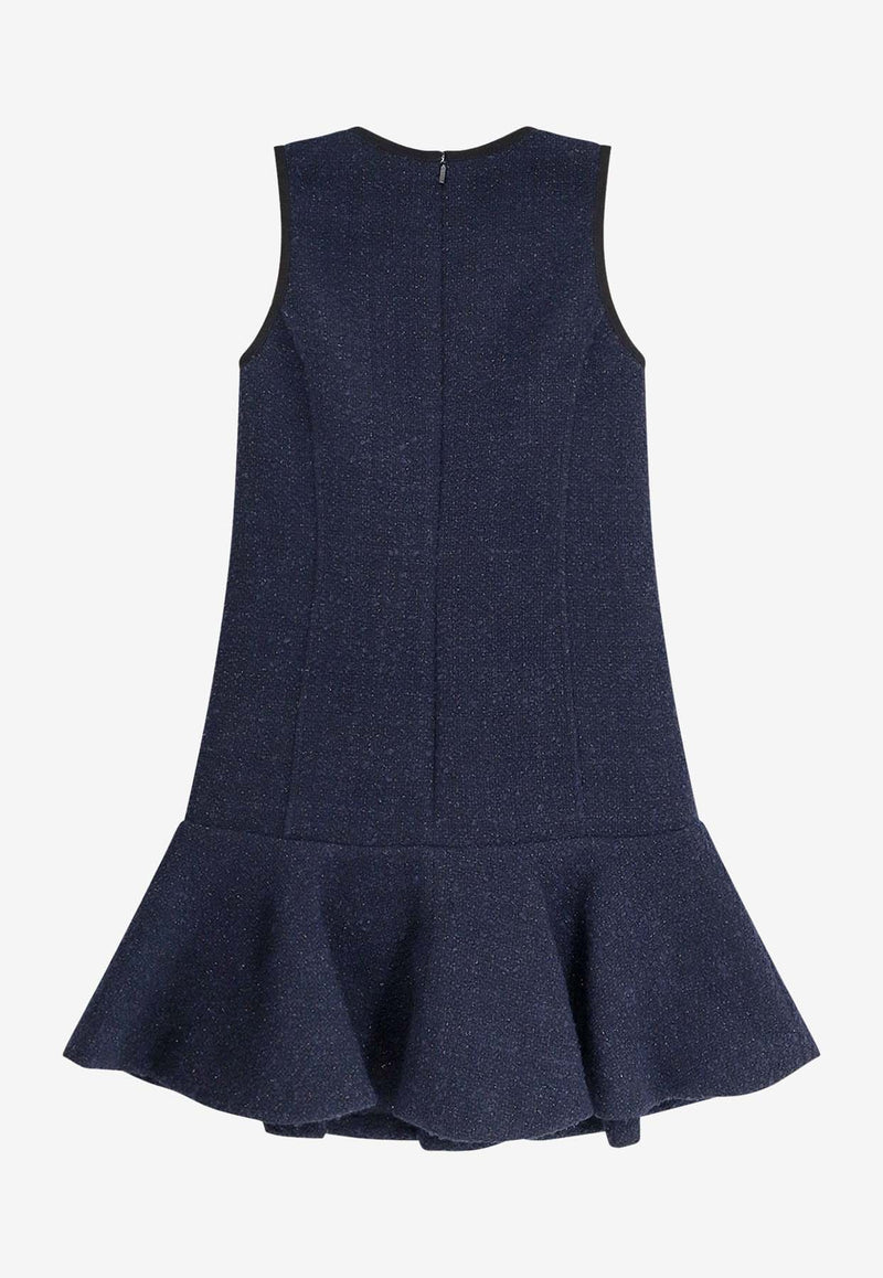 PINKO  Arrosto Tweed Mini Dress Blue 105795A2VLG82_Blue_29848249