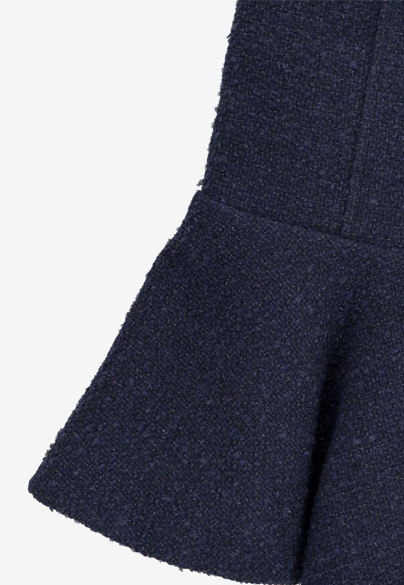 PINKO  Arrosto Tweed Mini Dress Blue 105795A2VLG82_Blue_29848249