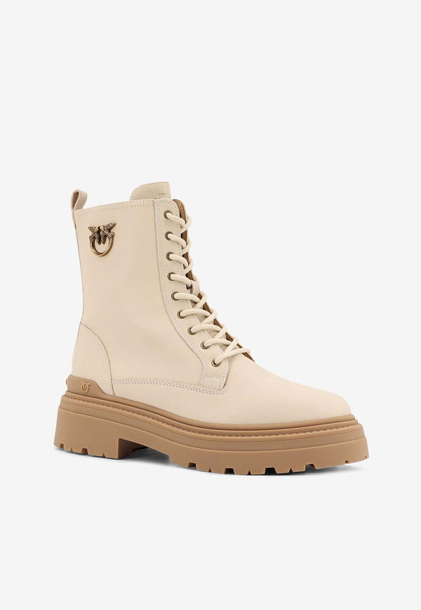 PINKO Mia Leather Ankle Boots Cream SD0141P001DY7_Cream_29841003