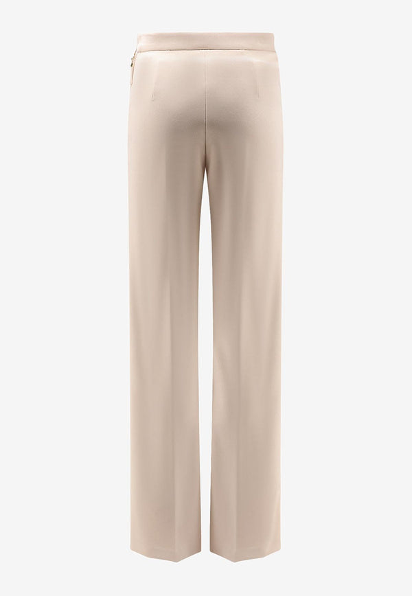 Elisabetta Franchi Straight-Leg Tailored Pants Cream PA12156E2DZ9_Milk_29843920