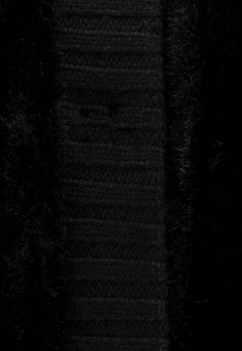 PINKO Genovese Faux Fur Vest Black 105402A2PIZ99_Black_29843263