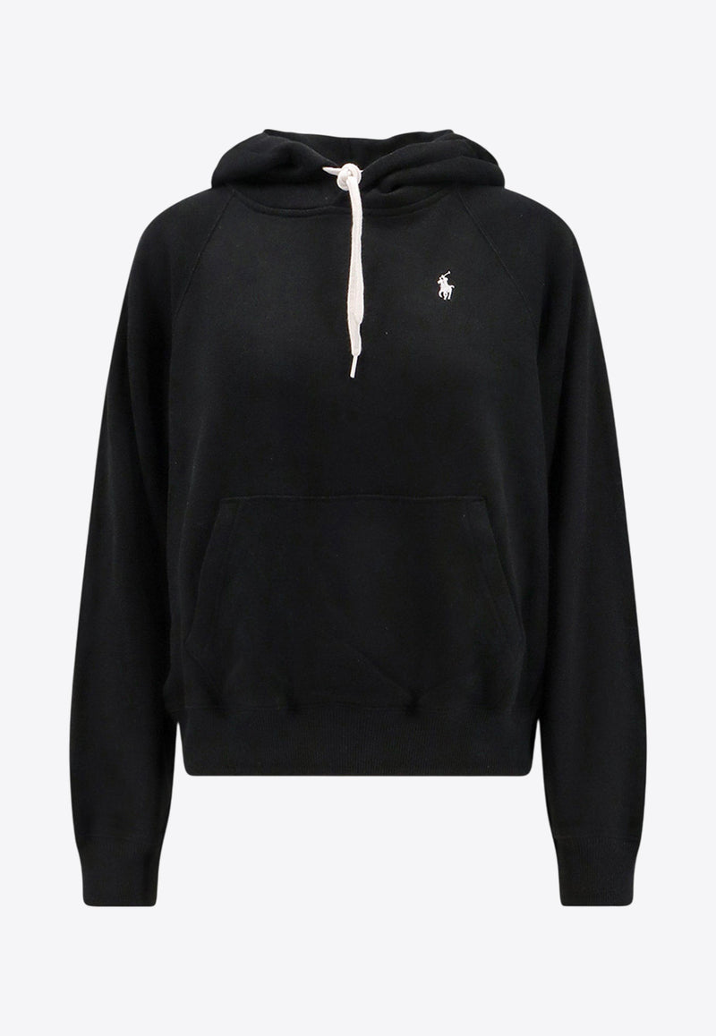 Polo Ralph Lauren Embroidered Logo Hooded Sweatshirt Black 211971691004_POLO BLACK_29848080