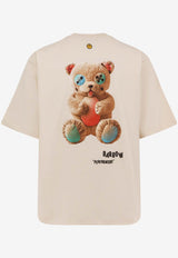Barrow Bear Print Logo T-shirt Beige F5BWUATH04913_Beige_29841161