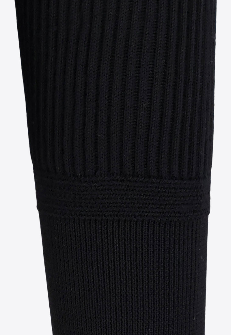 Stone Island Logo Patch Wool Sweater Black K2S155100053S00C2V0029_Black_29842403