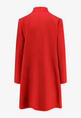 Valentino Wool and Cashmere Single-Breasted Coat Red 7B3CA7T06JAR9M_PARIS_29847511