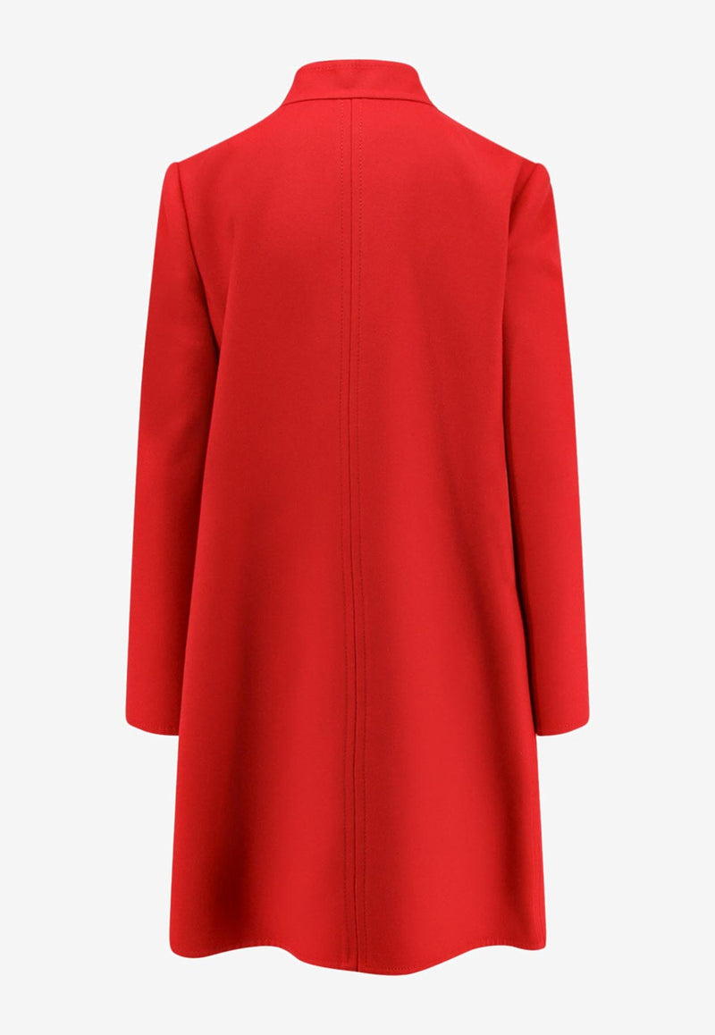 Valentino Wool and Cashmere Single-Breasted Coat Red 7B3CA7T06JAR9M_PARIS_29847511