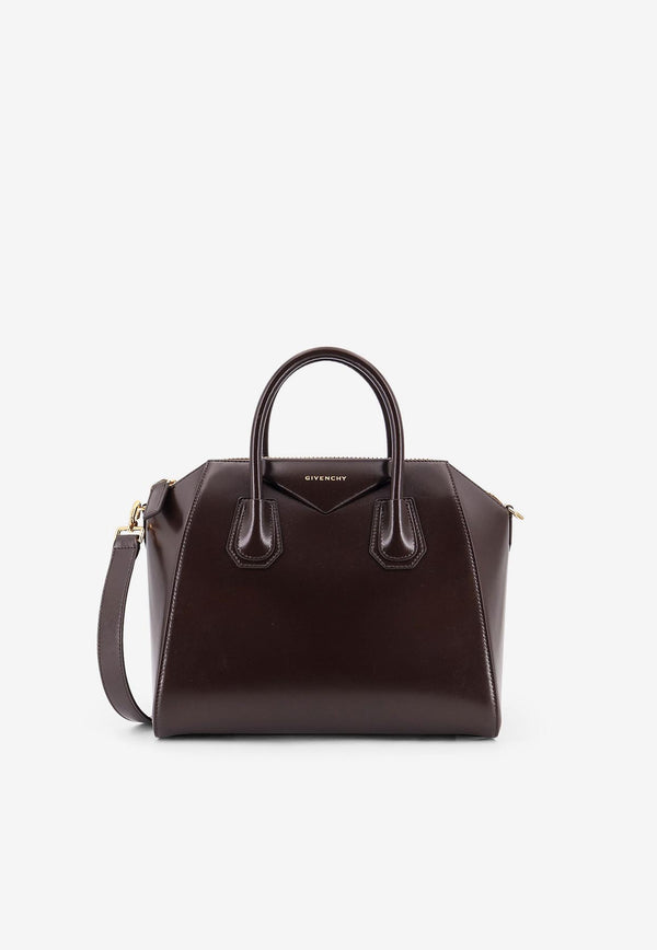Givenchy Small Antigona Box Leather Top Handle Bag Brown BB5149B13A206_Brown_29841443