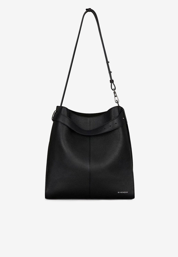 Givenchy Medium Grained Leather Belted Shoulder Bag Black BK50F4K213001_Black_29841059