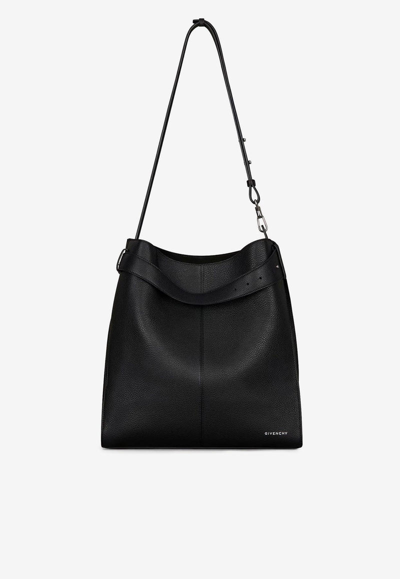 Givenchy Medium Grained Leather Belted Shoulder Bag Black BK50F4K213001_Black_29841059