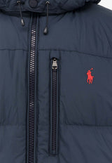Polo Ralph Lauren Logo Embroidered Padded Jacket Blue 710968278003_COLLECTION NAVY_29844229