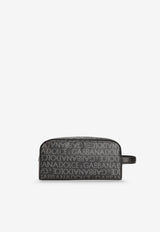 Dolce & Gabbana Coated Jacquard Pouch Bag Black BT0989AJ7058B969_NERO GRIGIO_29840365