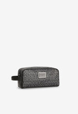 Dolce & Gabbana Coated Jacquard Pouch Bag Black BT0989AJ7058B969_NERO GRIGIO_29840365