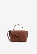 ATP Atelier Arezzo Leather Top Handle Bag Brown 1230811079_Cannella Contrast Stitch_30009929