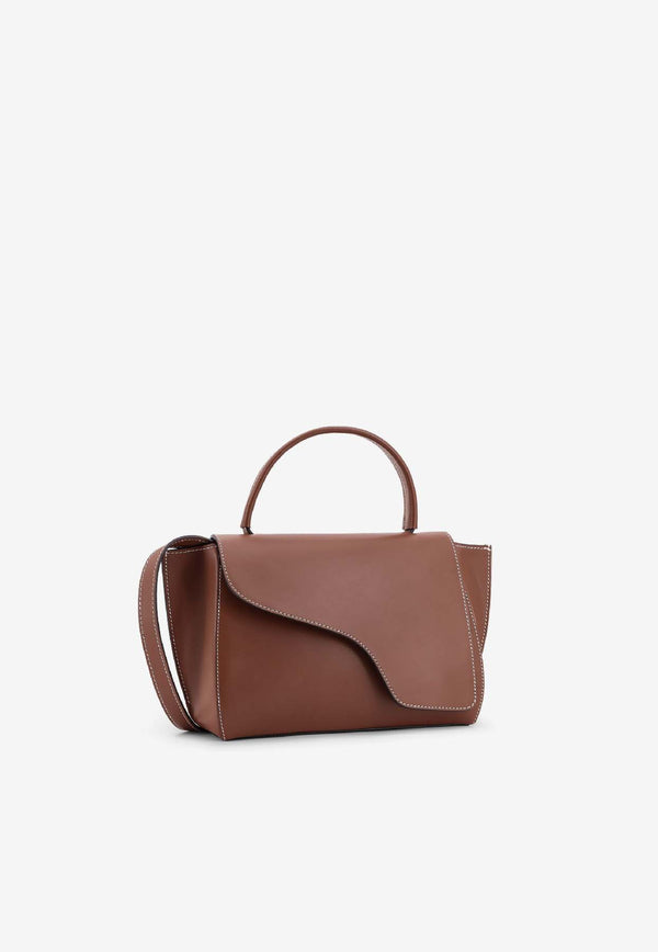 ATP Atelier Arezzo Leather Top Handle Bag Brown 1230811079_Cannella Contrast Stitch_30009929