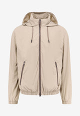 Hugo Boss Zip-Up Hooded Jacket Beige 50543510255_Beige_30009533