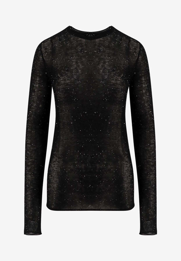 PINKO Pico Embellished Top Black 105398A2PMZ99_Black_29845369