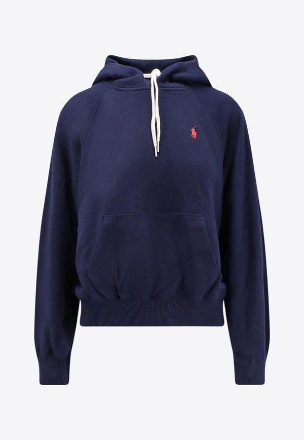 Polo Ralph Lauren Embroidered Logo Hooded Sweatshirt Navy 211971691003_CRUISE NAVY_29842885