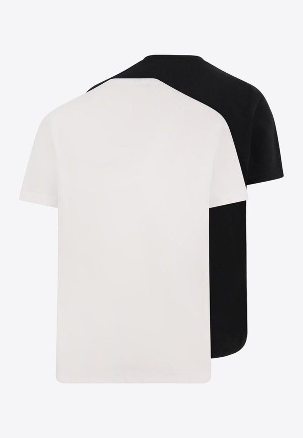 Dsquared2 Logo Crewneck T-shirts - Set of 2 Multicolor S74GD1475D20033963_Black_29841044