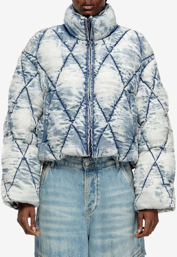 Diesel W-Histel Denim Down Jacket Light Blue A193890LKCP9CJA_Light Blue_29840667