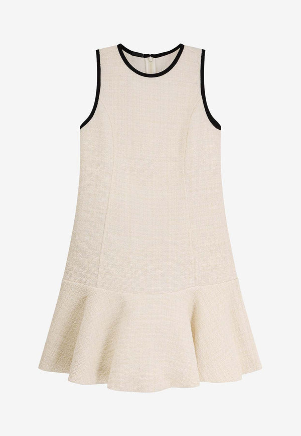 PINKO Arrosto Mini Tweed Dress White 105795A2VLZ05_White_29842946