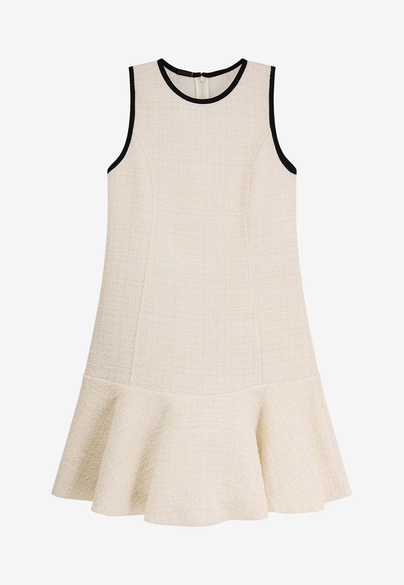 PINKO Arrosto Mini Tweed Dress White 105795A2VLZ05_White_29842946