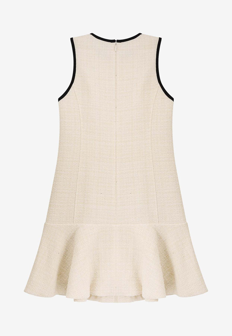 PINKO Arrosto Mini Tweed Dress White 105795A2VLZ05_White_29842946