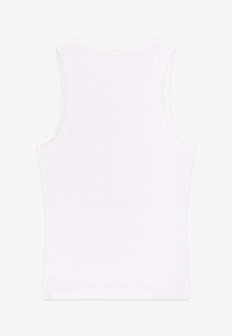 Givenchy Logo Print Tank Top White BW70FPP75N100_White_29842728
