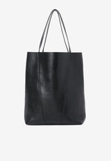 Chloé Spin Grained Leather Tote Bag Black CHC25SS811N84001_Black_30004996