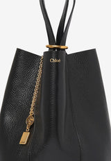 Chloé Spin Grained Leather Tote Bag Black CHC25SS811N84001_Black_30004996