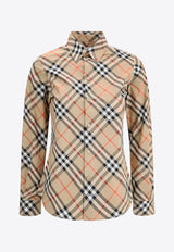 Burberry Vintage Check Long-Sleeved Shirt Beige 8106163B9368_SAND_33081056