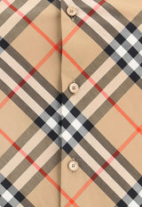 Burberry Vintage Check Long-Sleeved Shirt Beige 8106163B9368_SAND_33081056