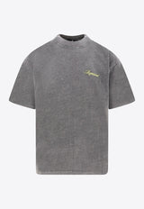 Represent Script Logo T-shirt Gray MLM10002647_AFTER DARK_29843314