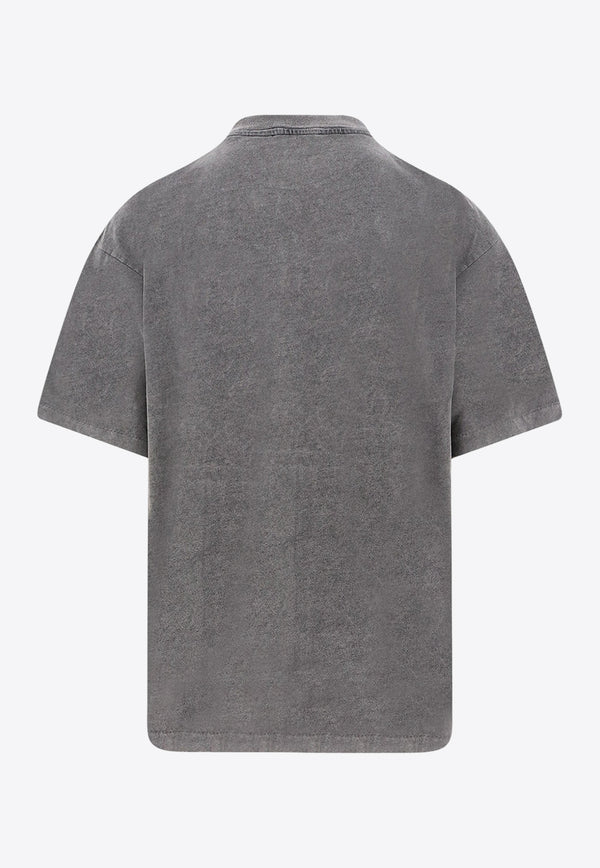 Represent Script Logo T-shirt Gray MLM10002647_AFTER DARK_29843314