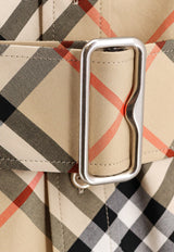 Burberry Vintage Check High-Neck Belted Dress Beige 8086610B9368_SAND IP CHECK_32772861