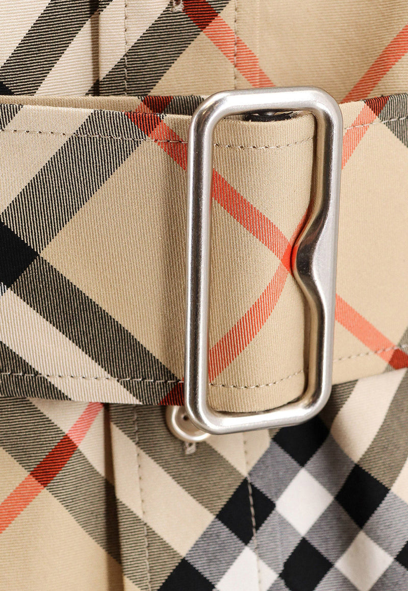 Burberry Vintage Check High-Neck Belted Dress Beige 8086610B9368_SAND IP CHECK_32772861