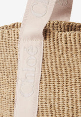 Chloé Woody Raffia Tote Bag Beige CHC23AS380L1826Y_Blushy Beige_30005161