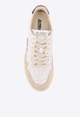 Autry Medalist Leather Sneakers AULWLS21WHTBLK_White_29847026