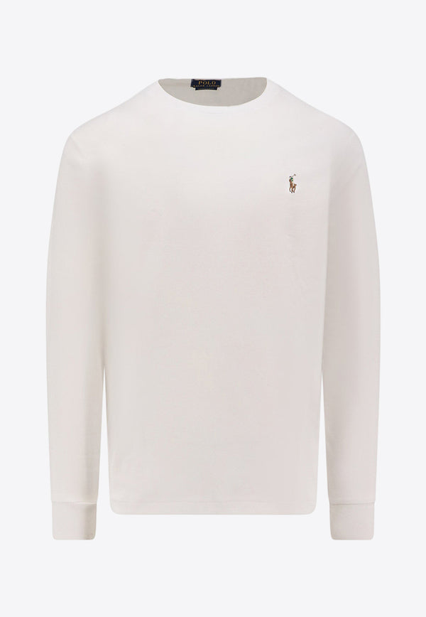 Polo Ralph Lauren Long-Sleeved Logo T-shirt White 710760121002_White_29842414
