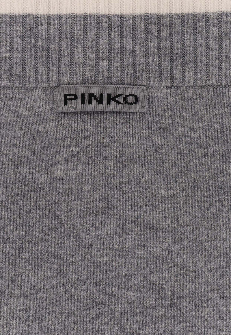PINKO Wool-Blend Midi Skirt Gray 105489A2Q9II2_Grey_29842919