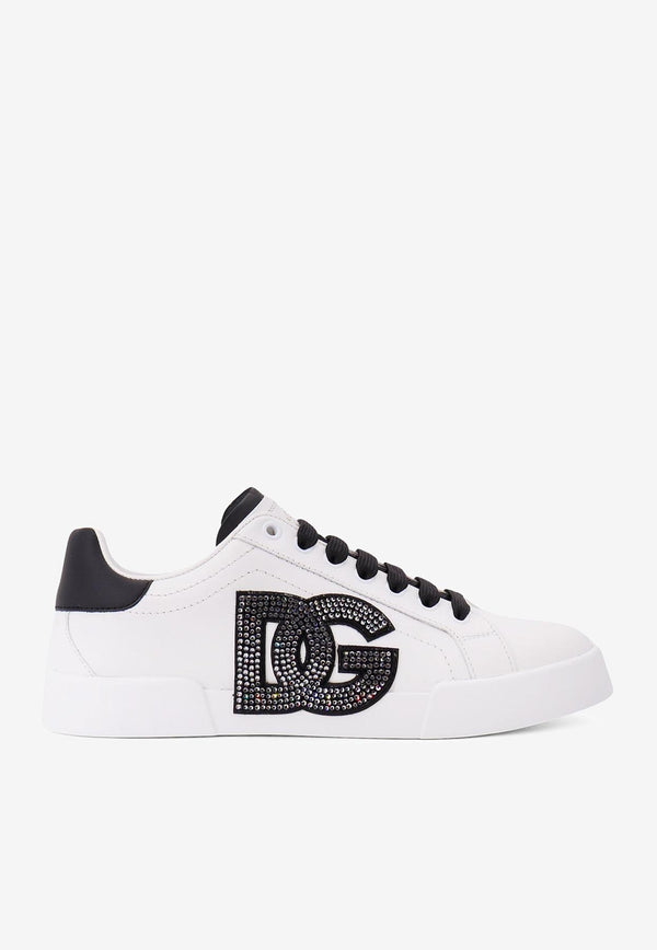 Dolce & Gabbana Portofino DG Logo Low-Top Sneakers  White CK2341AI41189697_White_29847668