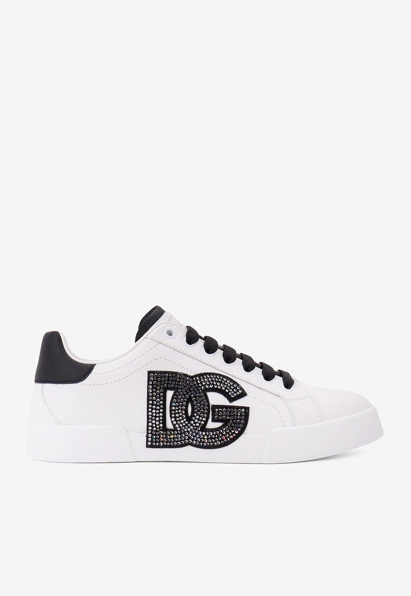 Dolce & Gabbana Portofino DG Logo Low-Top Sneakers  White CK2341AI41189697_White_29847668