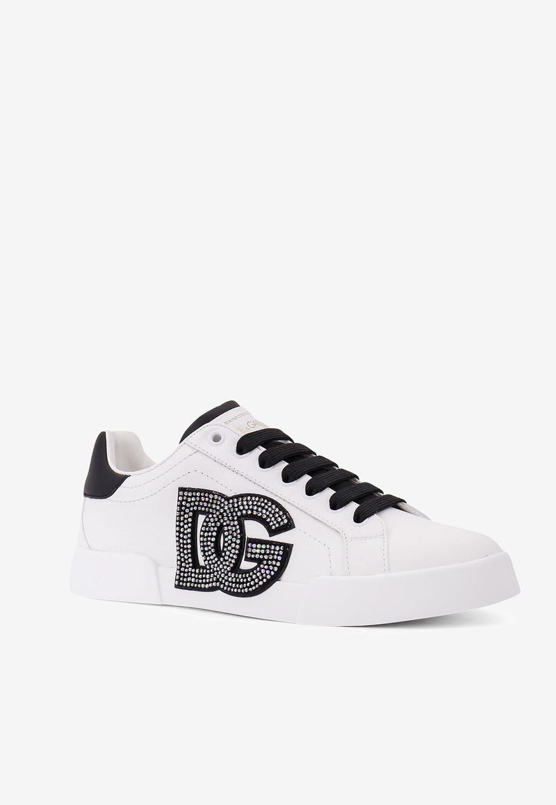 Dolce & Gabbana Portofino DG Logo Low-Top Sneakers  White CK2341AI41189697_White_29847668