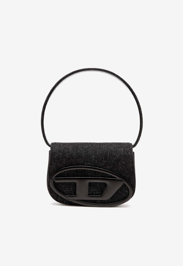 Diesel Oval-D Logo Denim Shoulder Bag Black X08396P6901T8013_Black_29843203