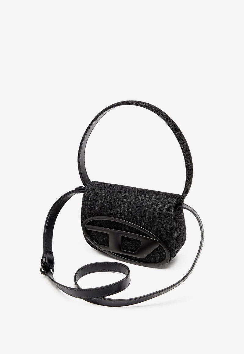 Diesel Oval-D Logo Denim Shoulder Bag Black X08396P6901T8013_Black_29843203