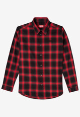 Diesel S-Simply Long-Sleeved Check Shirt Multicolor A185020HGBT9XXA_Black_29845053